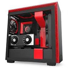 کیس کامپیوتر ان زی ایکس تی  مدل H710i Matte Black/Red